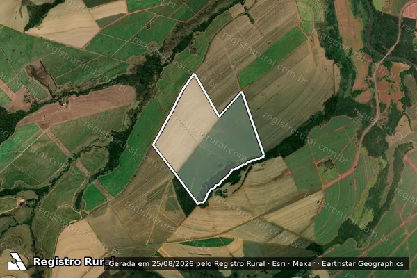 Imagem de satélite de Fazenda Capão dos Porcos - Parte 2 em Sacramento - MG