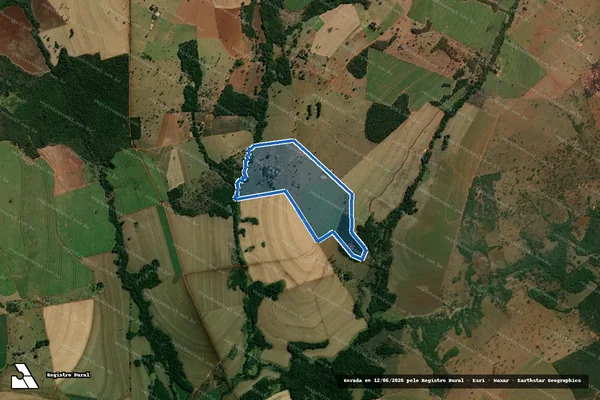 Imagem de satélite de SÍTIO DAS AROEIRAS - Parte 1 em Uberaba - MG