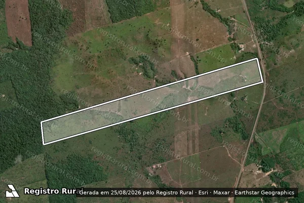 Imagem de satélite de P.A. Clezinho - Lote 29 - Sítio Boa Vista em Goianésia do Pará - PA