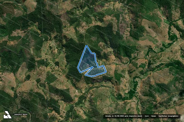 Imagem de satélite de Fazenda Loterio - Parte 2 em Catuji - MG