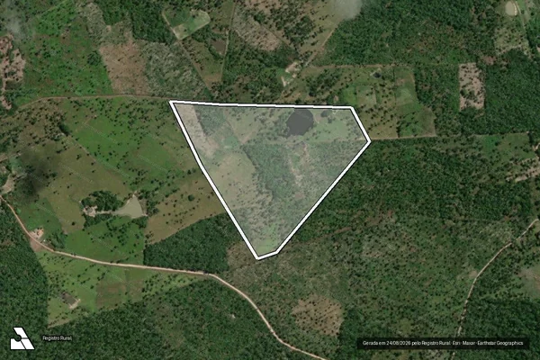 Imagem de satélite de PA SÃO JOSE LOTE-27 - Parcela 1 em Satubinha - MA