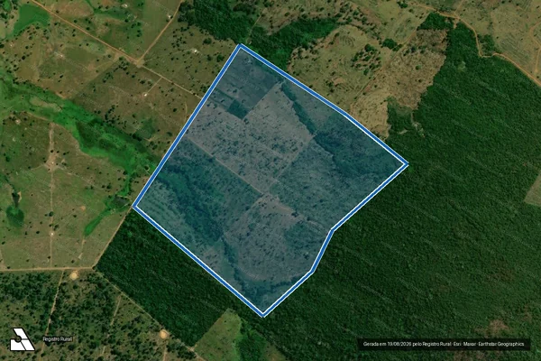 Imagem de satélite de FAZENDA SÃO GERALDO III - Parte 2 em Canaã dos Carajás - PA