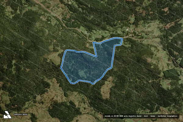 Imagem de satélite de FAZENDA JAGUATIRICA - Única em Painel - SC