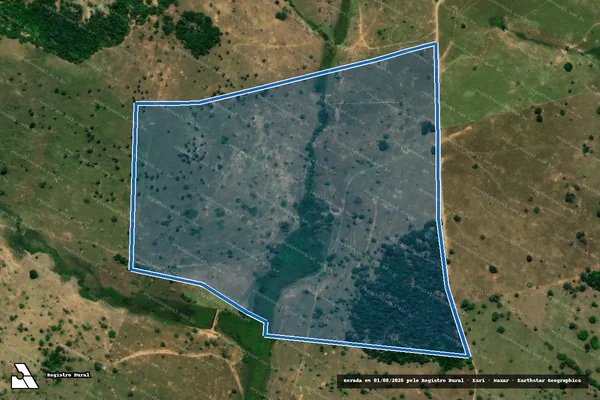 Imagem de satélite de FAZENDA DUAS AMÉRICAS - PARCELA 02 em Jucuruçu - BA