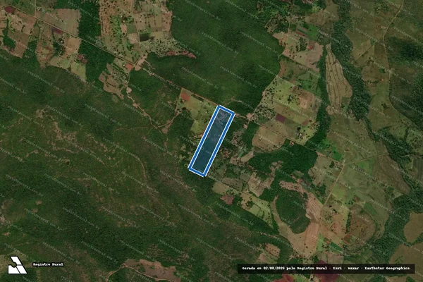 Imagem de satélite de PROJETO DE ASSENTAMENTO SANTA GUILHERMINA - Lote 203 em Nioaque - MS