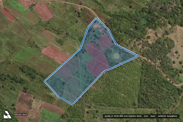 Imagem de satélite de P.A. COMPLEXO JACARÉ CURITUBA /  - LOTE 780 em Poço Redondo - SE