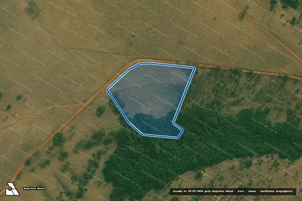 Imagem de satélite de Fazenda São Manoel Denominado Boi Branco - PARCELA 02 em Sacramento - MG