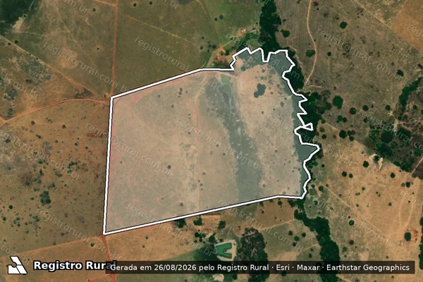 Imagem de satélite de FAZENDA ÁGUA LIMPA DAS PALMEIRAS - 001 em Fazenda Nova - GO