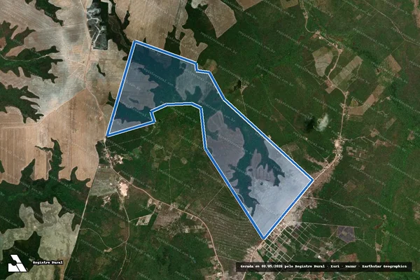 Imagem de satélite de FAZENDA SANTO ISIDRO III - 001 em Chapadinha - MA