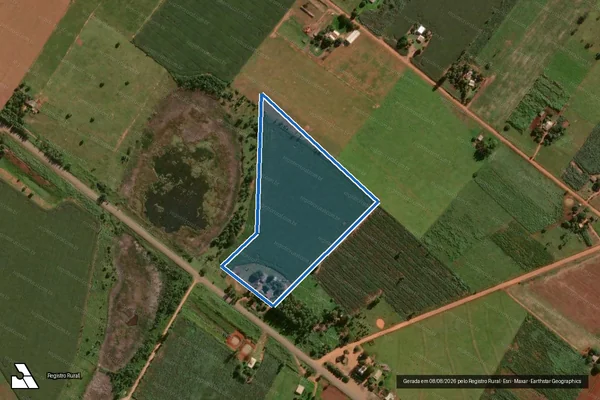 Imagem de satélite de PROJETO DE ASSENTAMENTO FOZ DO RIO AMAMBAI - Lote 181 em Itaquiraí - MS