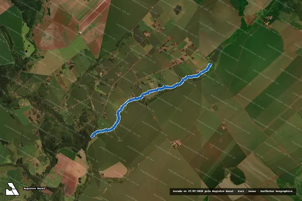 Imagem de satélite de P.A. VALINHOS - A.P.P. 04 em Sidrolândia - MS