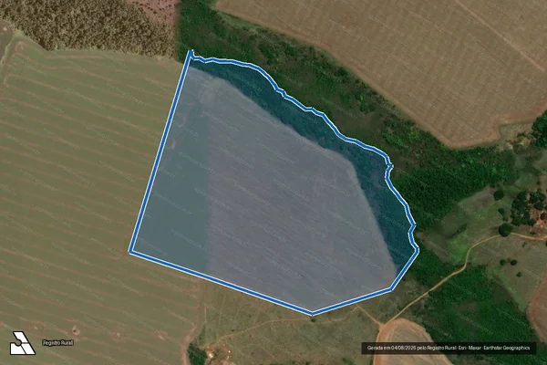 Imagem de satélite de FAZENDA RIO DOCE L.D. INDAIÁ - Parte 3 em Jataí - GO