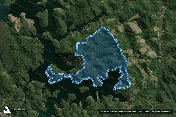 Imagem de satélite de FAZENDA RIO NEGRO - FAZENDA RIO NEGRO em Paraibuna - SP