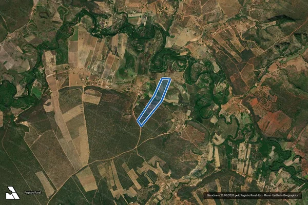 Imagem de satélite de FAZENDA CAMBAUBA / GLEBA "A"