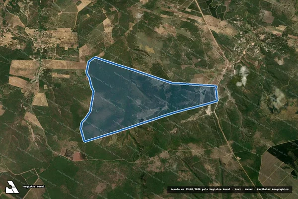 Imagem de satélite de FAZENDA IRACEMA - Gleba 02 em Águas Vermelhas - MG