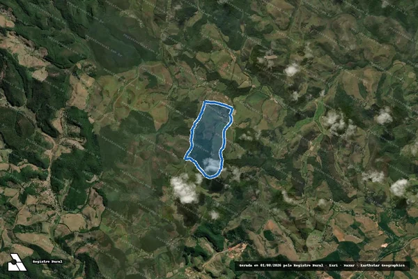 Imagem de satélite de FAZENDA SANTA RITA DE CÁSSIA - Parte 1 em Juiz de Fora - MG