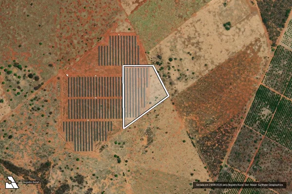 Imagem de satélite de FAZENDA PIRAJA - Parte 2 em Janaúba - MG
