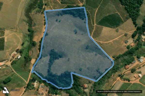 Imagem de satélite de SITIO SÃO JOÃO - SITIO S?O JO?O em Ouro Fino - MG