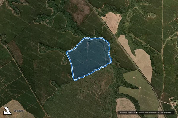 Imagem de satélite de Sítio da Vó Nena - Sítio da Vó Nena em Santa Rosa de Viterbo - SP