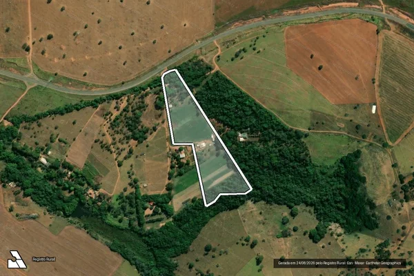 Imagem de satélite de Fazenda Ribeirão - Parte 5 em Catalão - GO