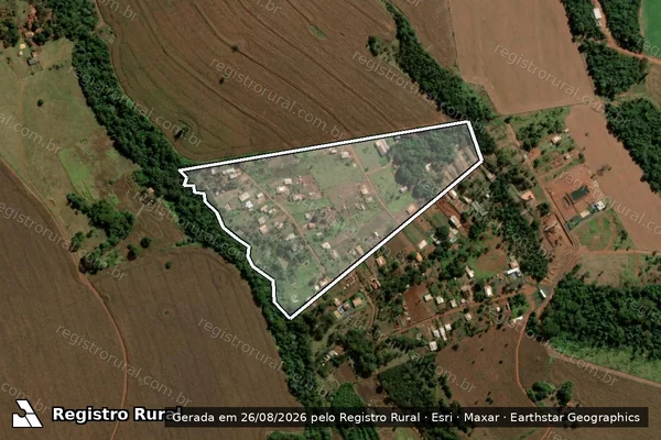 Imagem de satélite de FAZENDA BOA VISTA - Gleba 01 em Rio Verde - GO