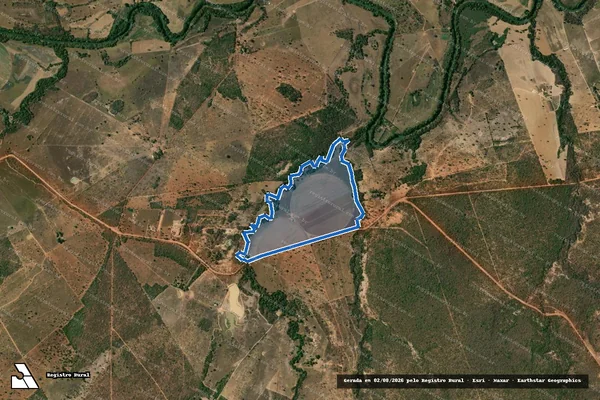 Imagem de satélite de FAZENDA SERRA ACIMA OU POÇÃO - 001 em Buritis - MG