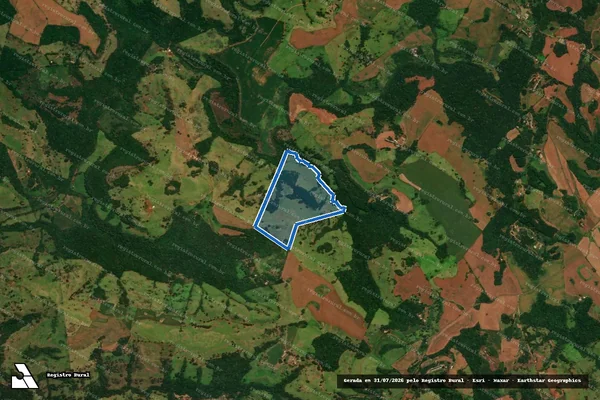 Imagem de satélite de Lote 47, Gleba 10, Imóvel Catanduvas - Única em Guaraniaçu - PR