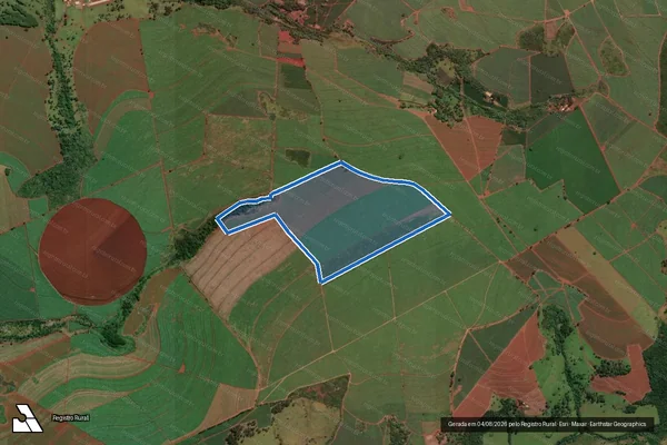 Imagem de satélite de Fazenda Lagoinha - Parte 1 em Ituverava - SP