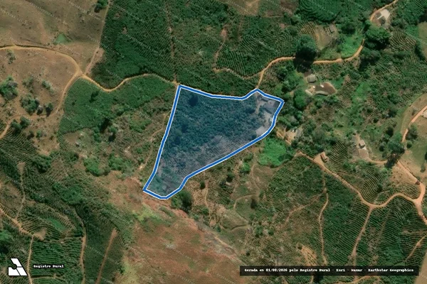 Imagem de satélite de SÃO FRANCISCO DAS ABOBORAS - Parcela 1 em Divino - MG