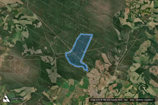 Imagem de satélite de Fazenda Santa Ignês - Gleba C em Capão Bonito - SP