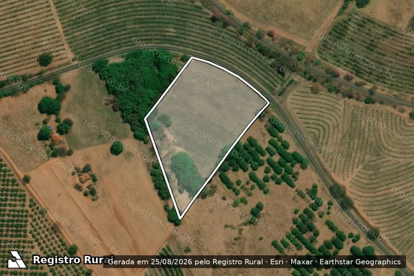 Imagem de satélite de Chacara Ruth - GLEBA B em Taquaritinga - SP