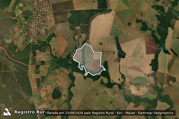 Imagem de satélite de FAZENDA ESTIVA ? QUINHÃO I - Parte 1 em Campo Grande - MS