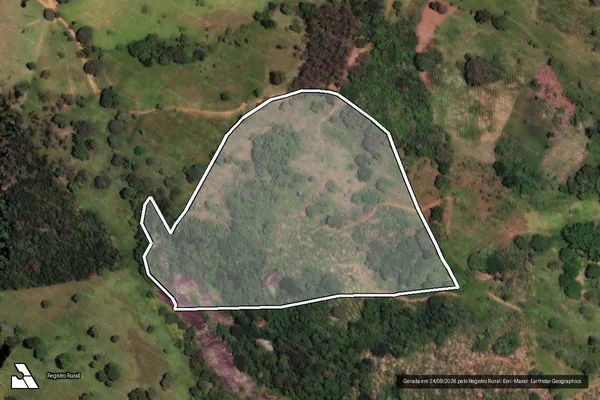 Imagem de satélite de SÍTIO RANCHO - Parte 1 em Brazópolis - MG