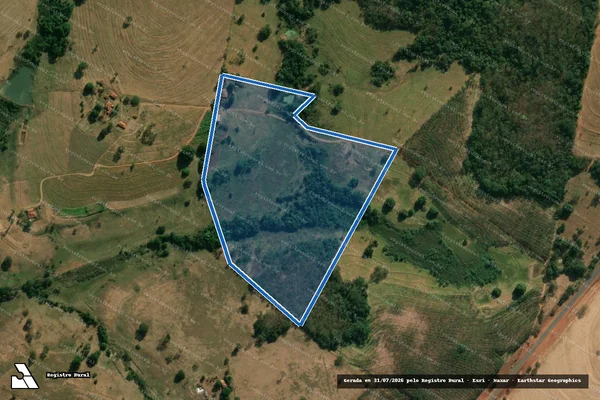 Imagem de satélite de Fazenda Nossa Senhora de Fatima - 8.256 em Riolândia - SP