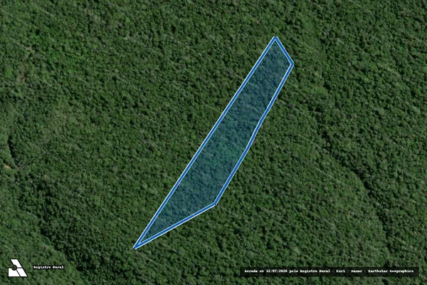 Imagem de satélite de Fazenda Pouso Alegre II - Parte 02 - 001 em Porto Seguro - BA