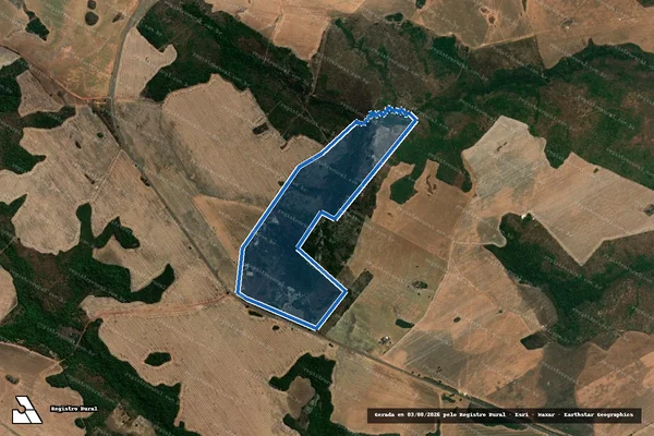 Imagem de satélite de Lote 01, Loteamento Fazenda Deus Me Livre - PARTE 1 em Santa Rosa do Tocantins - TO