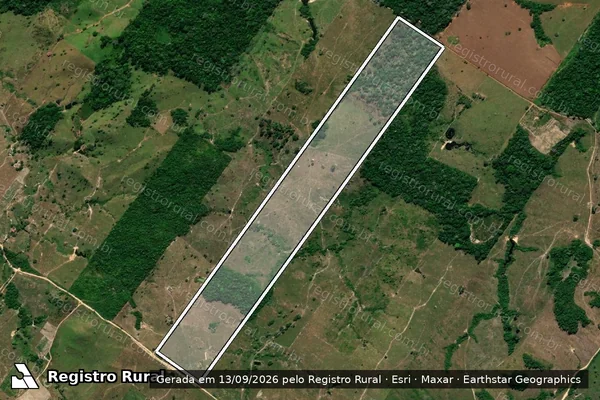 Imagem de satélite de SÍTIO BOA VISTA - LOTE 06 - SETOR RIBEIRÃO GRANDE - GLEBA CASTRO ALVES