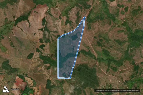 Imagem de satélite de FAZENDA CAMPO VERDE - Parcela 1 em Conceição do Araguaia - PA