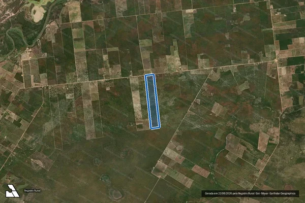 Imagem de satélite de Lote : 343 - PA.Angical - 343 em Cotegipe - BA