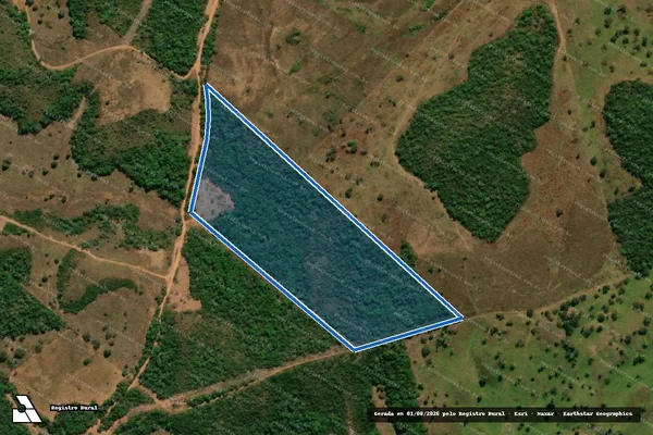 Imagem de satélite de Sítio Maranatah - AREA1 em Poxoréu - MT