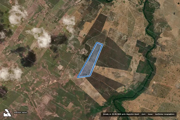 Imagem de satélite de LOTE Nº 23 DO P.A VALE DO MACACÃO - PARTE 1 em Flores de Goiás - GO