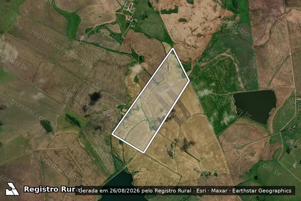 Imagem de satélite de Fazenda Mancha Verde - Fazenda Mancha Verde em Uruguaiana - RS