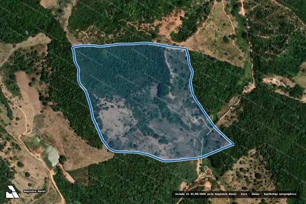 Imagem de satélite de FAZENDA MESTRE CAMPOS - Parte 2 em Teófilo Otoni - MG