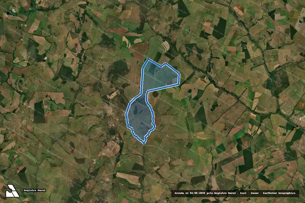 Imagem de satélite de Fazendas Progresso  /  Paraíso e Progresso  /  Brilhante - Parcela 1 em Juti - MS