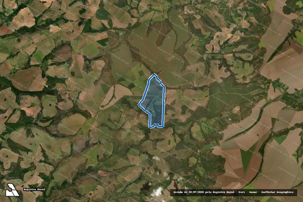 Imagem de satélite de FAZENDA SALTO - em Santa Rita do Araguaia - GO