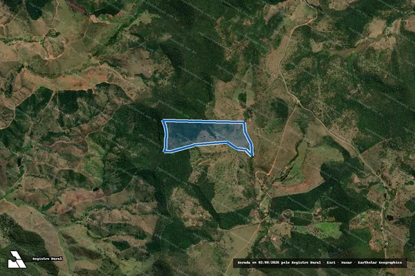 Imagem de satélite de Fazenda Caatinga - Parte 6 em Malacacheta - MG
