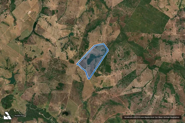 Imagem de satélite de Fazenda Dona Severina - Parte 1 em Araguapaz - GO