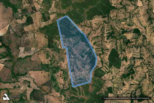 Imagem de satélite de FAZENDA SÃO JOSÉ - FAZENDA SÃO JOSE PARTE 1 em Dois Irmãos do Tocantins - TO