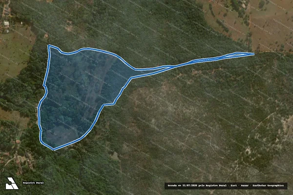 Imagem de satélite de Fazenda da Pedreira - Parcela 02 em Santana do Riacho - MG