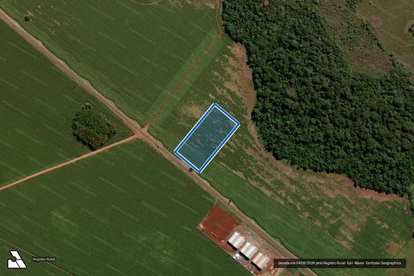 Imagem de satélite de Fazenda Granja Noroeste ? Desmembrada - Lote 06 em Maracaju - MS